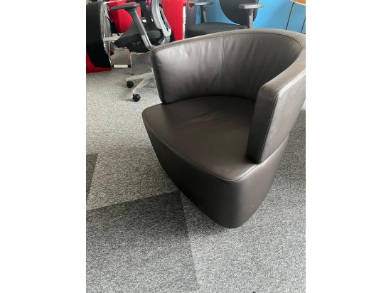 Fotel brązowy Walter Knoll Drift